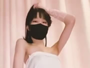 苗條貧乳口罩美女生超短牛仔褲激情辣舞自慰高潮極致誘惑